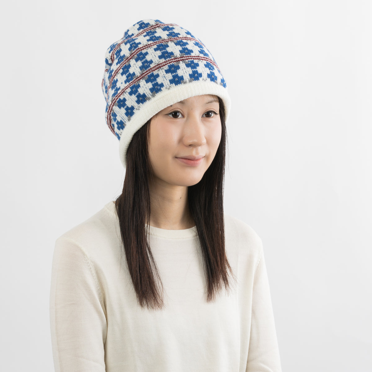 Kranssi Reversible Snood 【White】