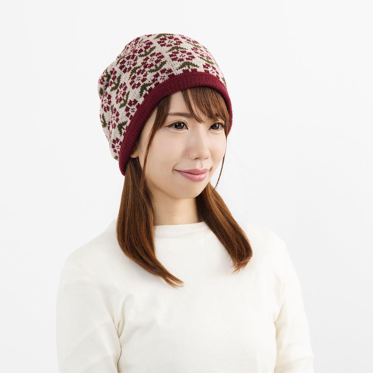 Laji Reversible Snood 【Bordeaux】