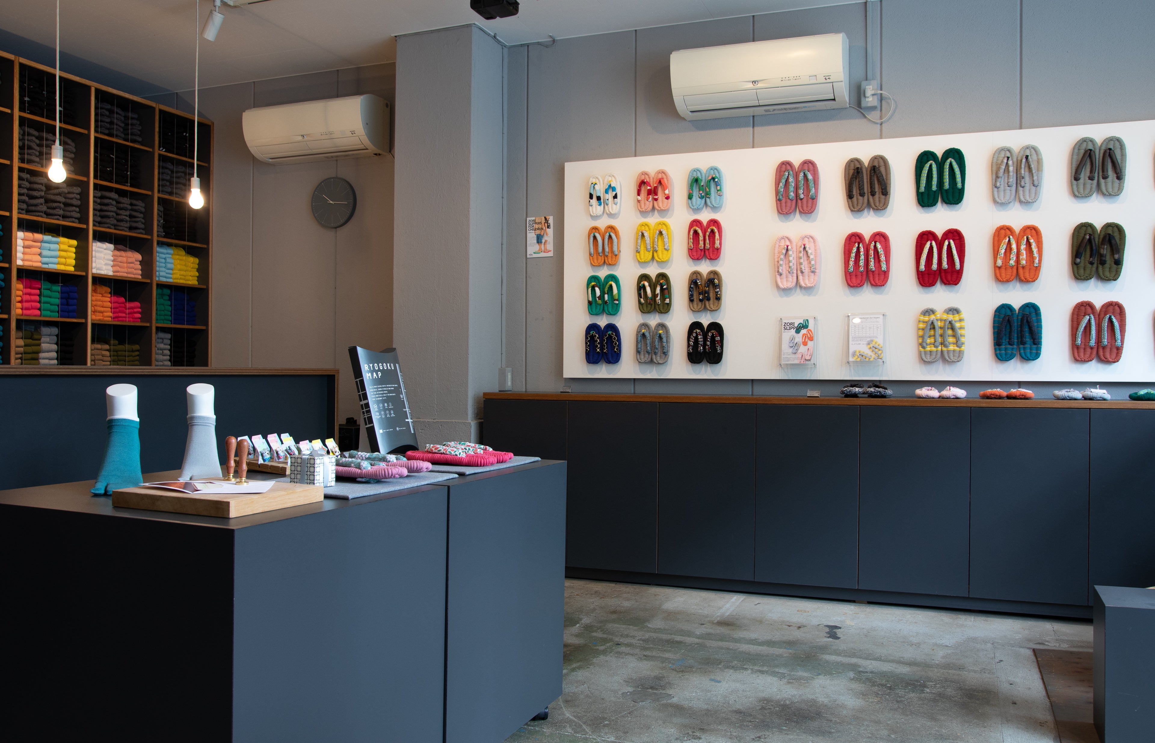 Interior of the store.