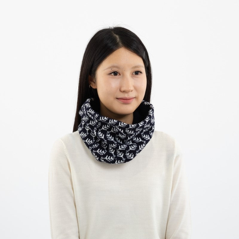 Puun lehti  Reversible Snood 【Black】