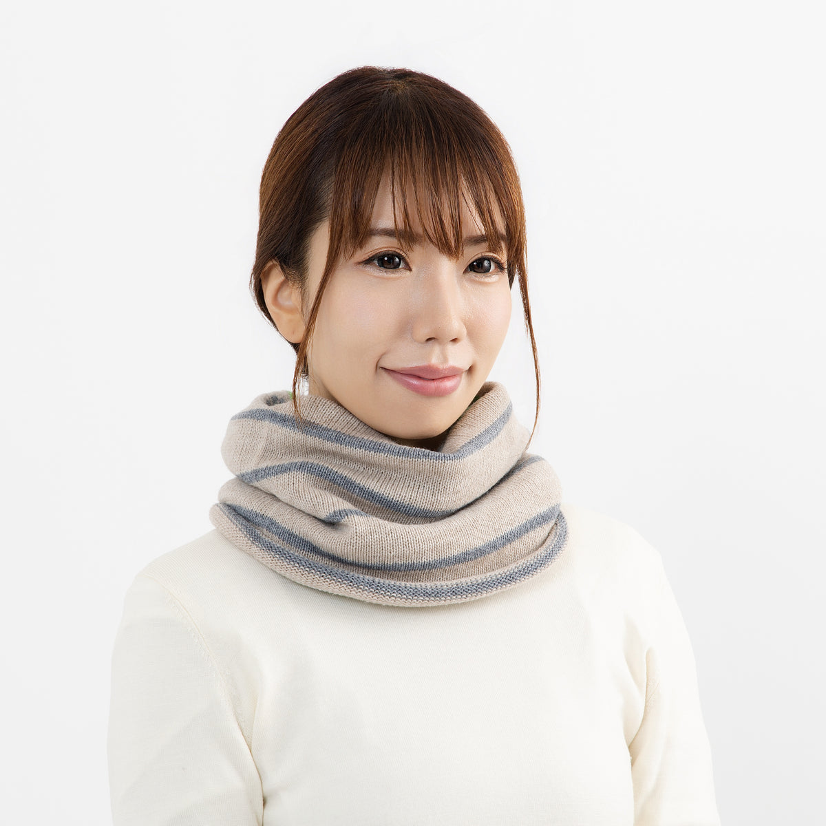 Laji  Reversible Snood 【Gray】