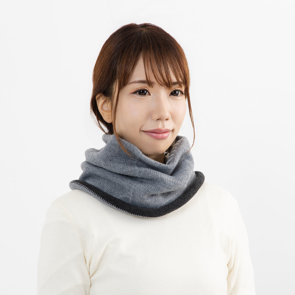 Yoroi Reversible Snood 【Light gray】