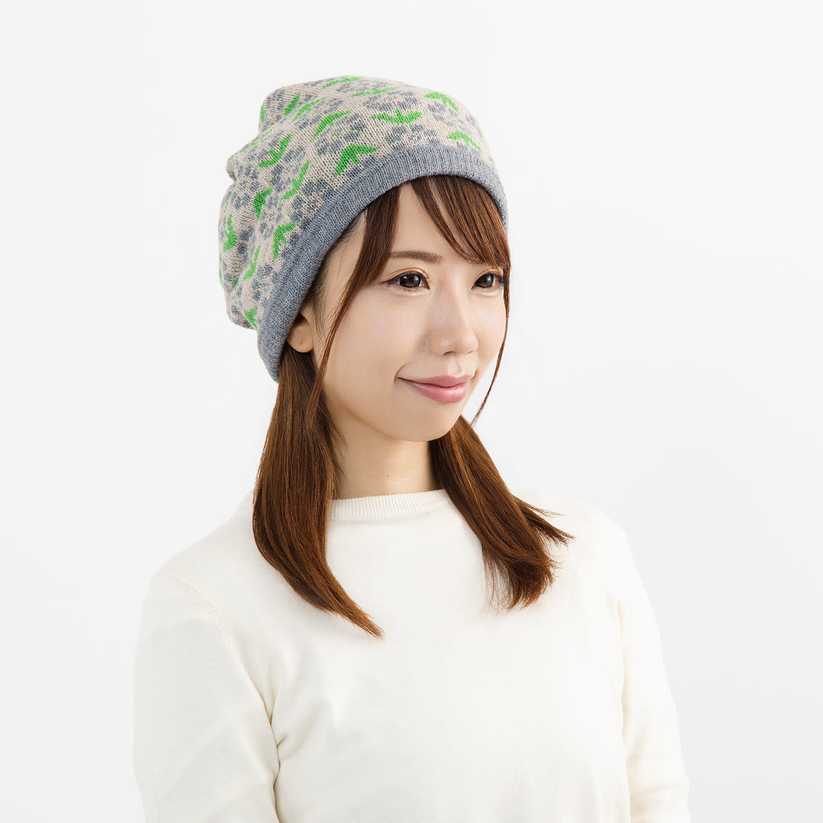 Laji  Reversible Snood 【Gray】