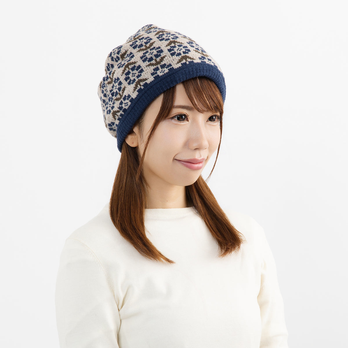 Laji  Reversible Snood 【Navy】