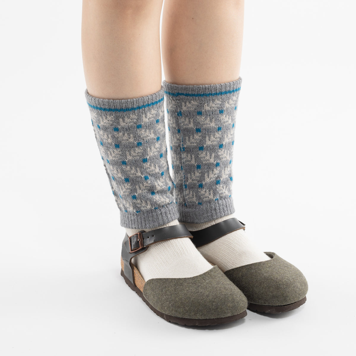 Puun lehti  Arm ＆ Leg Warmer 【Gray】