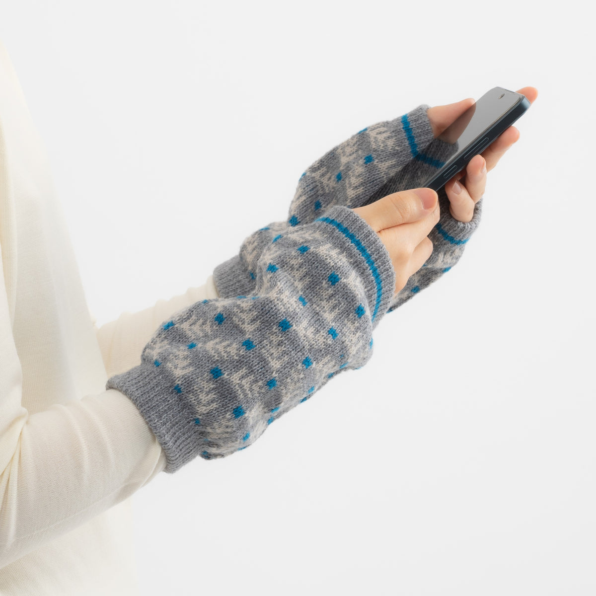 Puun lehti  Arm ＆ Leg Warmer 【Gray】