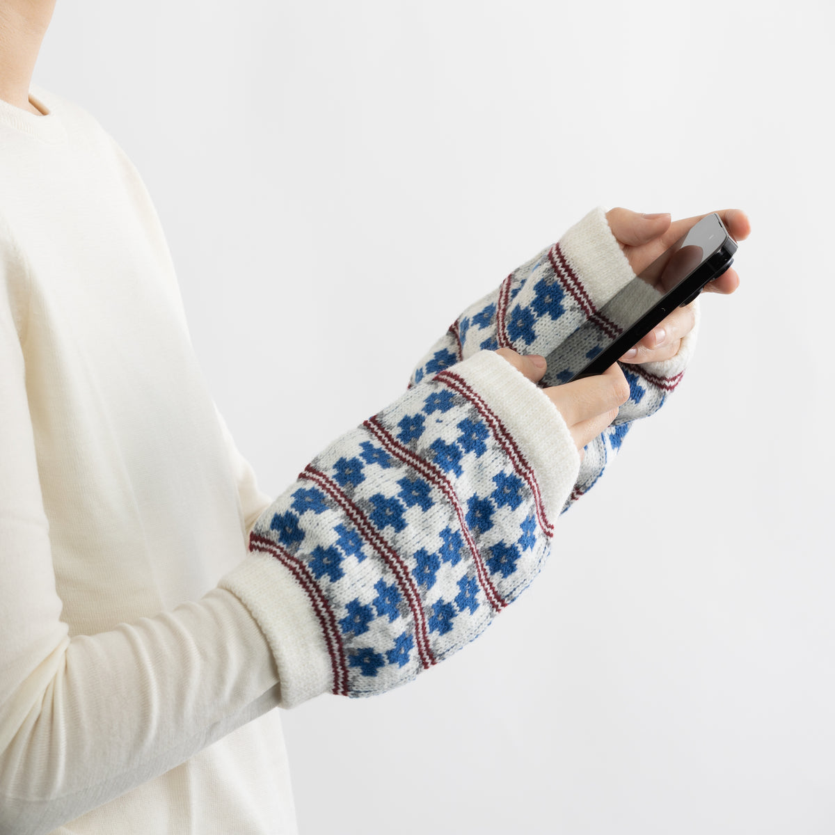 Kranssi  Arm ＆ Leg Warmer 【White】