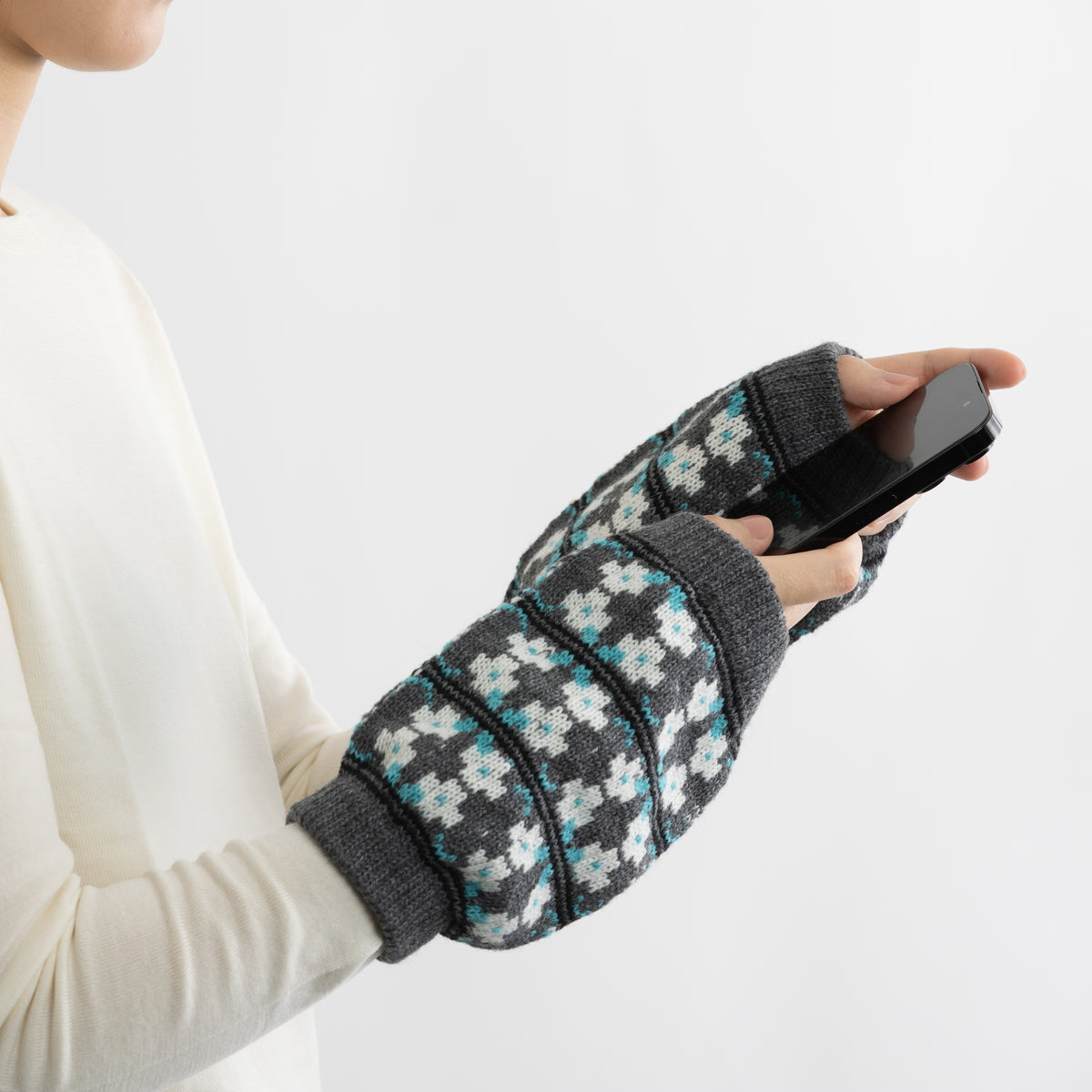 Kranssi  Arm ＆ Leg Warmer 【Charcoal】