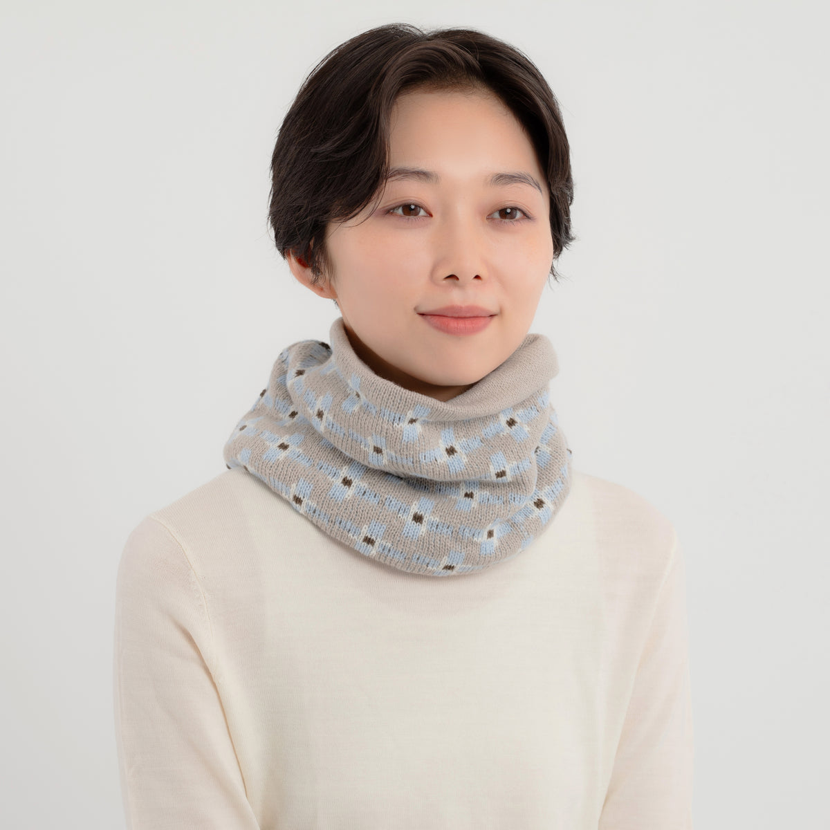 Tuuli Reversible Snood 【Brown】