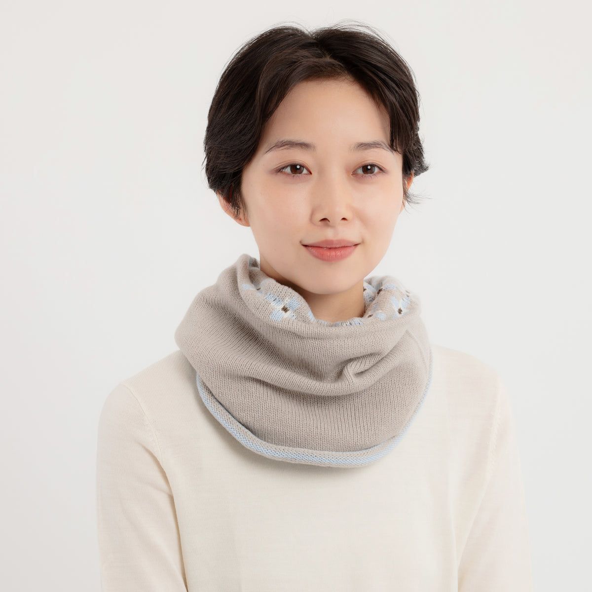 Tuuli Reversible Snood 【Brown】