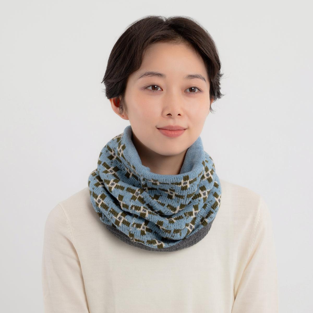 Tuuli Reversible Snood 【Gray】
