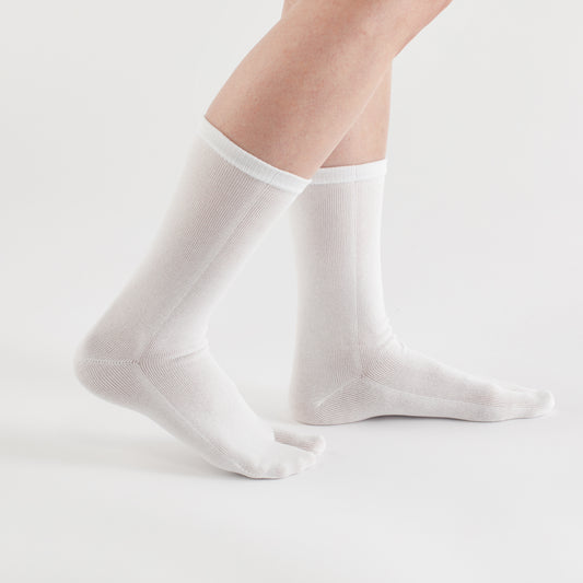 High-Twist Tabi Socks【White】