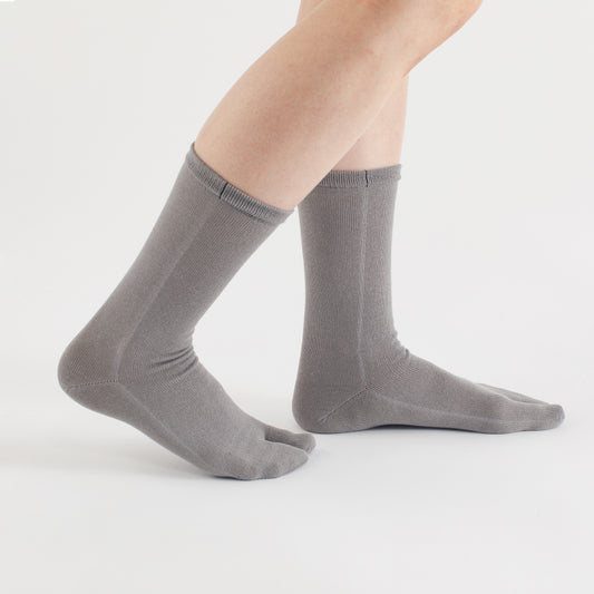 High-Twist Tabi Socks【Gray】