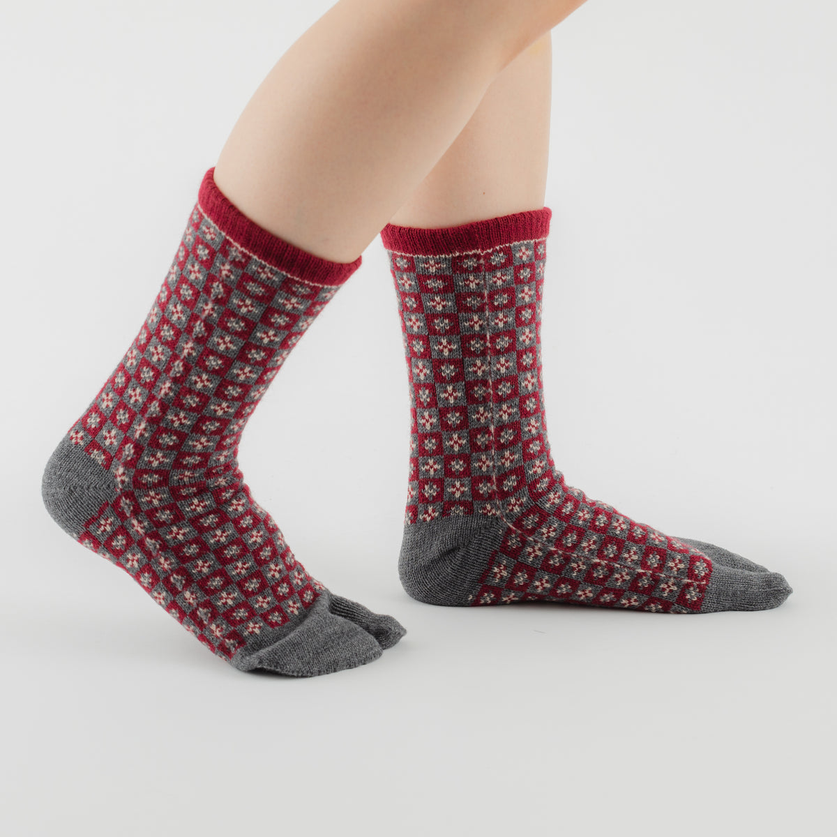 Hans Tabi Socks 【Bordeaux】