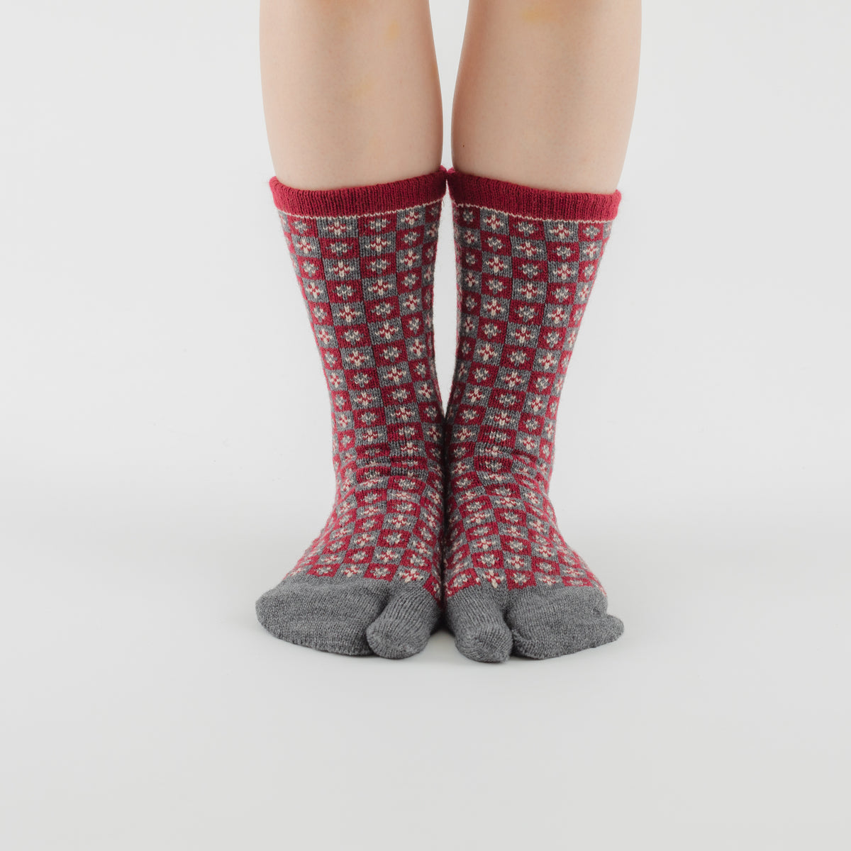 Hans Tabi Socks 【Bordeaux】